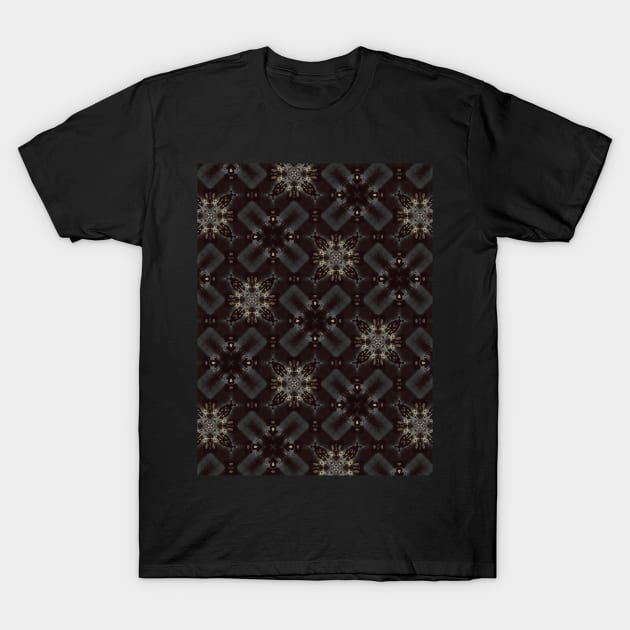 Black and White Plus and Snowflake - WelshDesignsTP002 T-Shirt by WelshDesigns